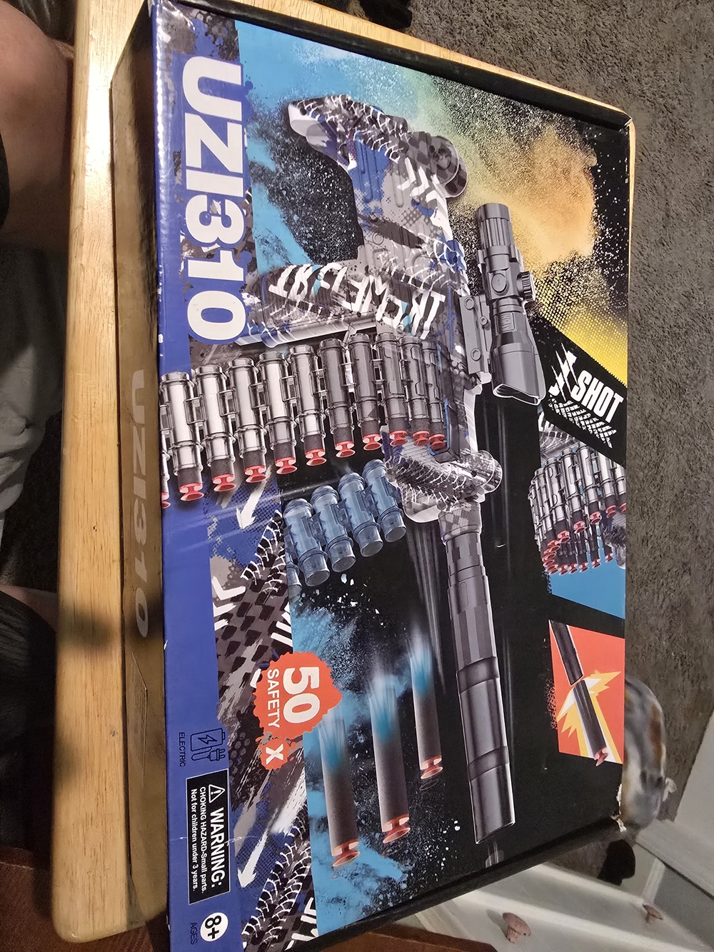 Kids Toy Blaster Set - Blue/Black
